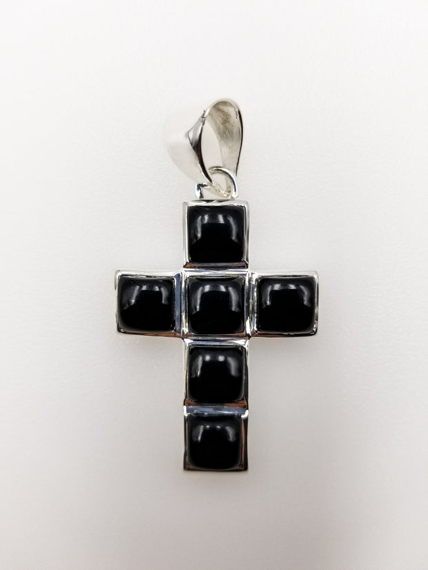 Black Onyx Cross - Elsavida