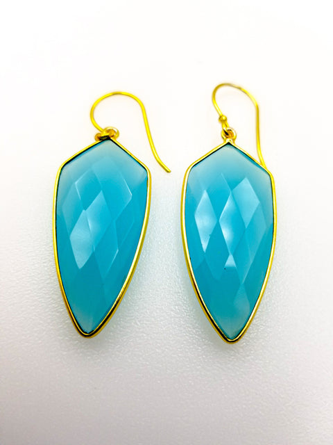 Triangular Tear Shaped Turquoise - Elsavida