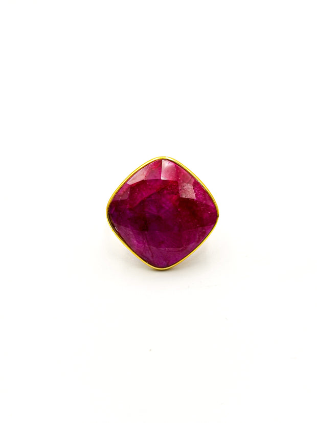 Dyed Red Ruby - Elsavida