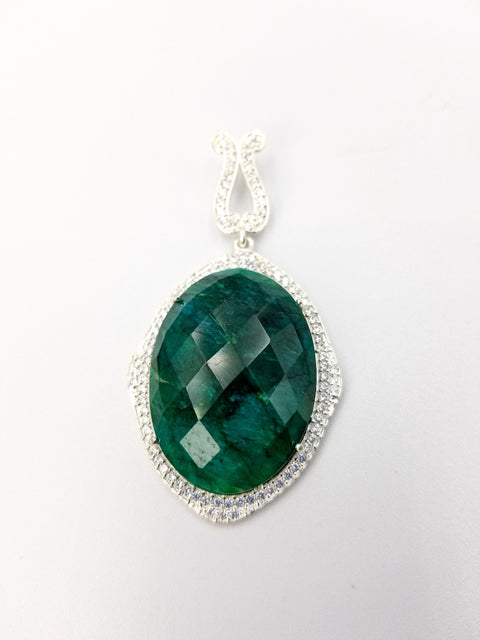 Dyed Green Emerald - Elsavida